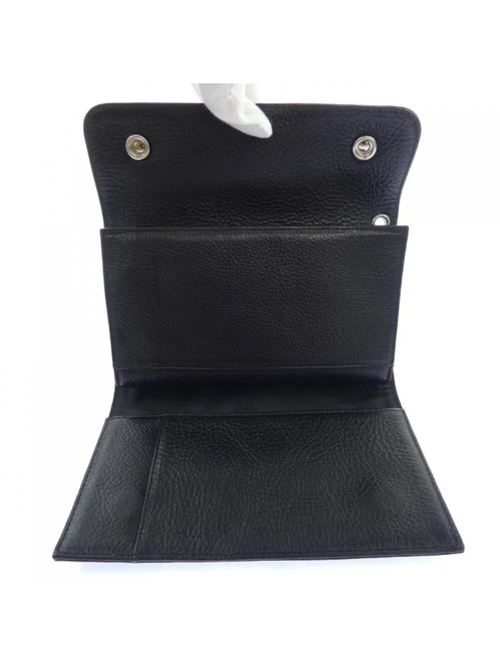 Chrome Hearts Wave Cross Btn Button 304 Wallet